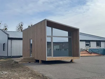 Выставочный образец модульного дома RUBI в 8-метровом исполнении (доступен для просмотра)