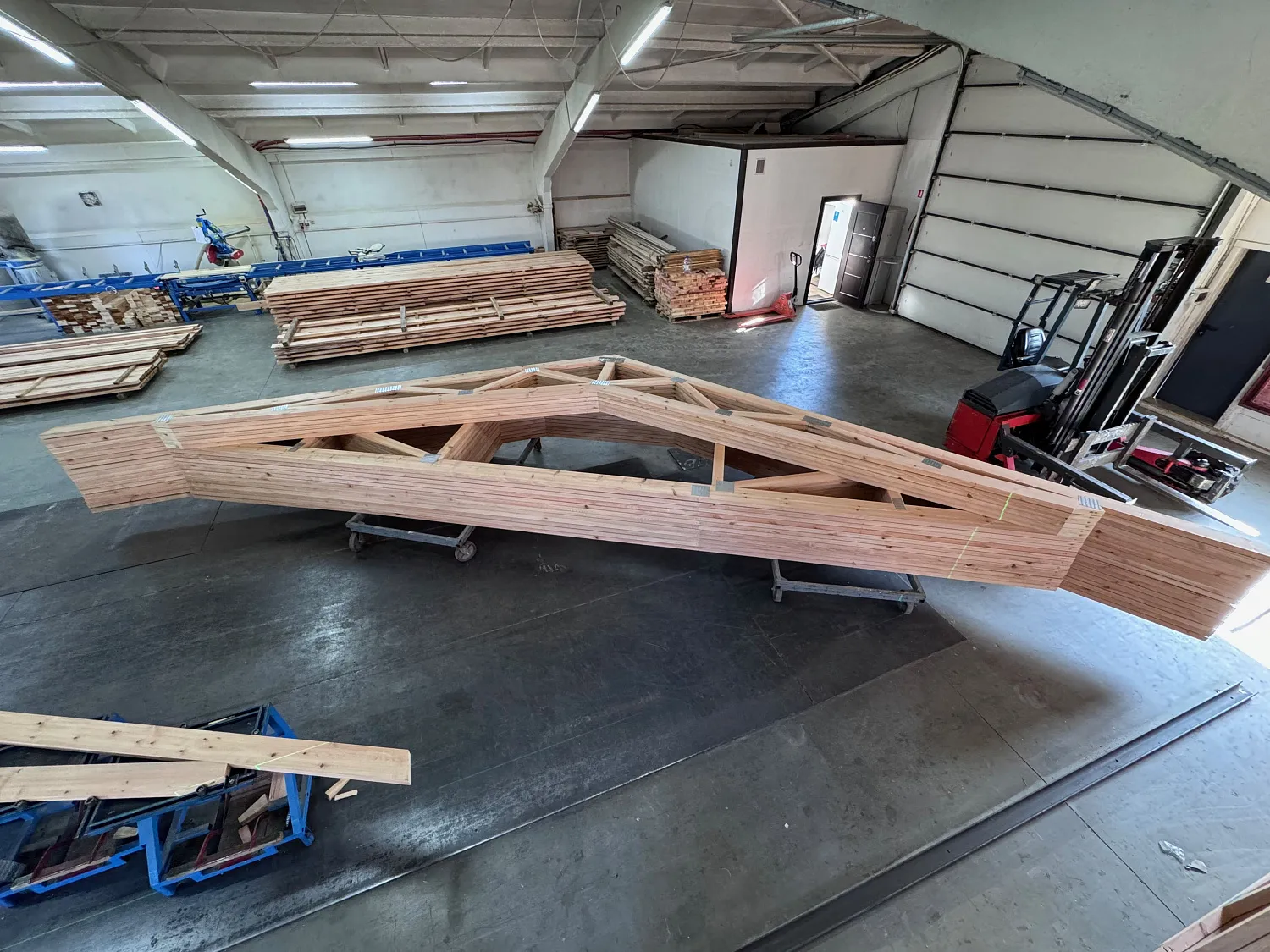 Проектирование и производство стропильных ферм на металлозубчатых пластинах MiTek