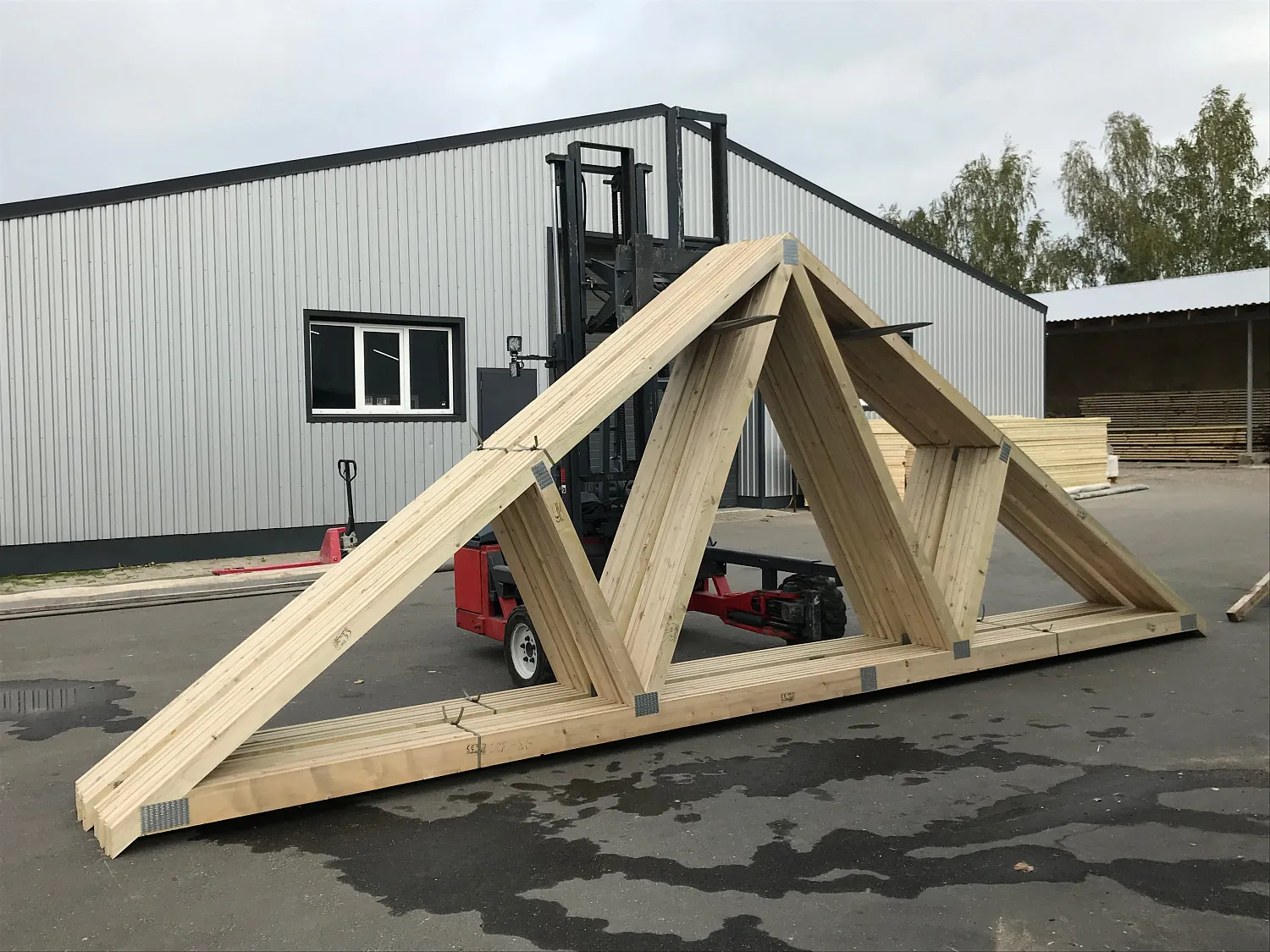 Проектирование и производство стропильных ферм на металлозубчатых пластинах MiTek