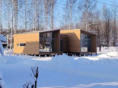 Реализация индивидуального модульного строения на основе типового модульного дома RUBI