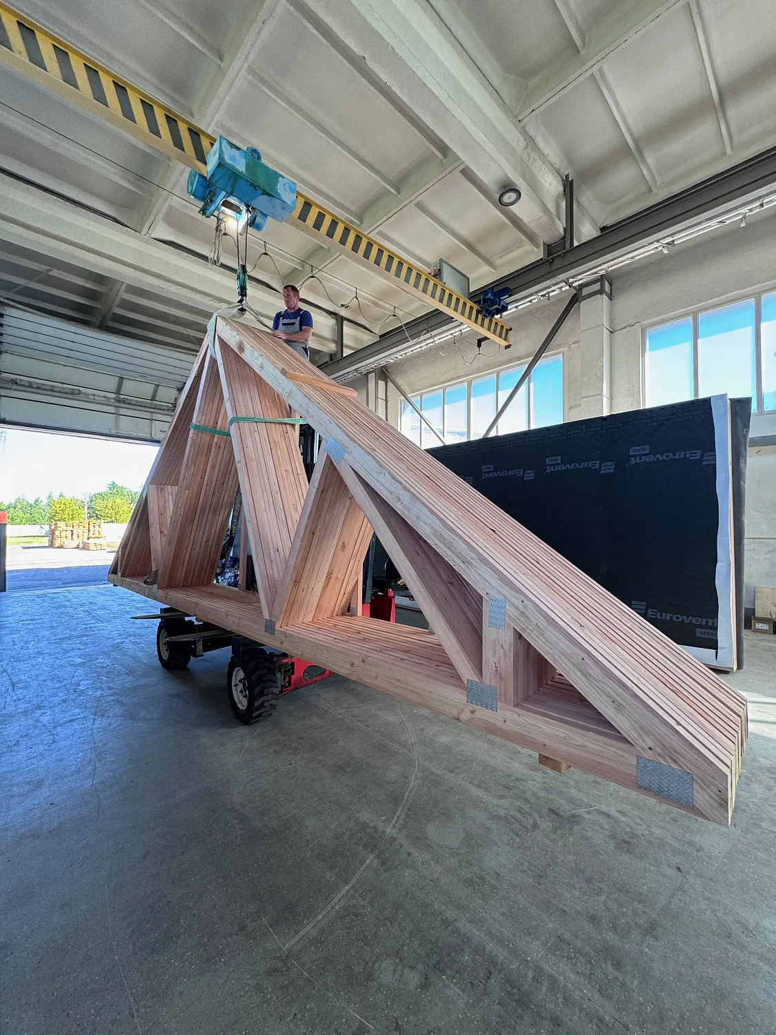 Проектирование и производство стропильных ферм на металлозубчатых пластинах MiTek