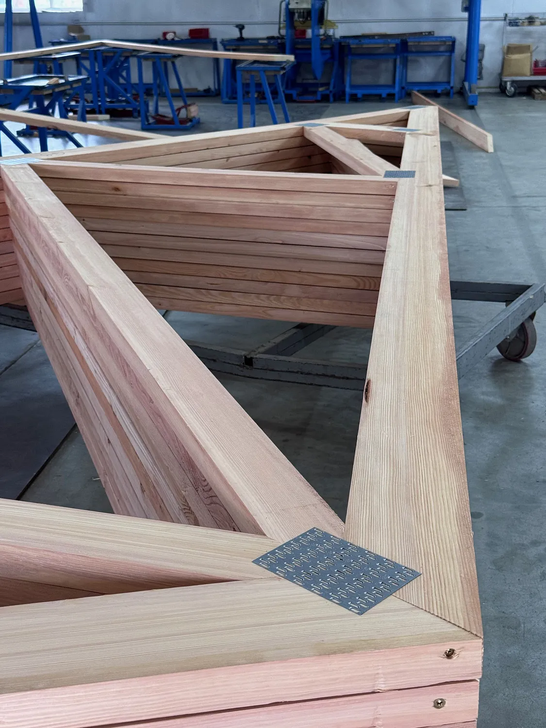 Проектирование и производство стропильных ферм на металлозубчатых пластинах MiTek